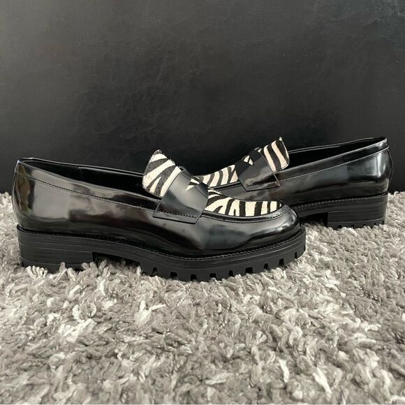 NWT Zara Animal Print Loafers - Picture 6 of 11